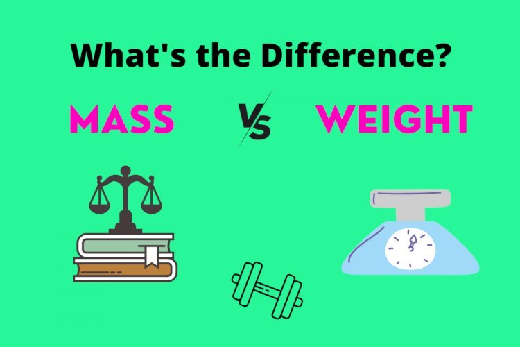 Difference of mass and weight