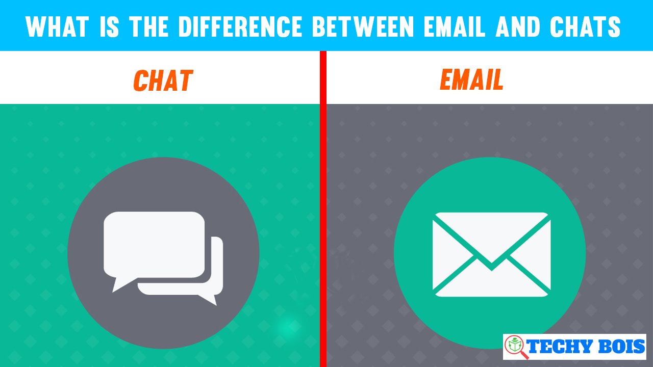 What is The Difference between Email and Chats