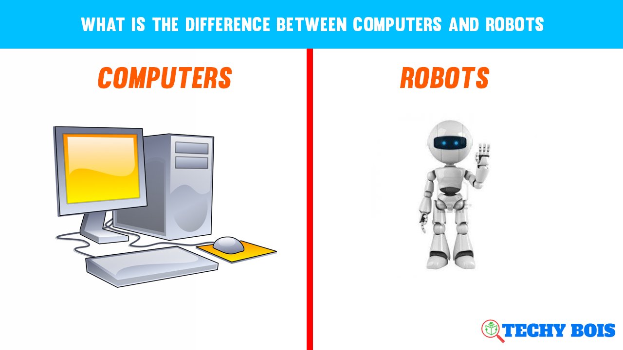 What is the difference between Computers and Robots