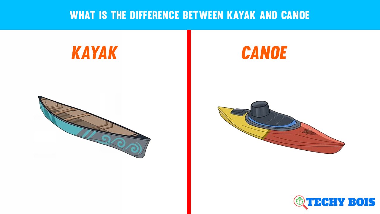 What is the difference between kayak and canoe