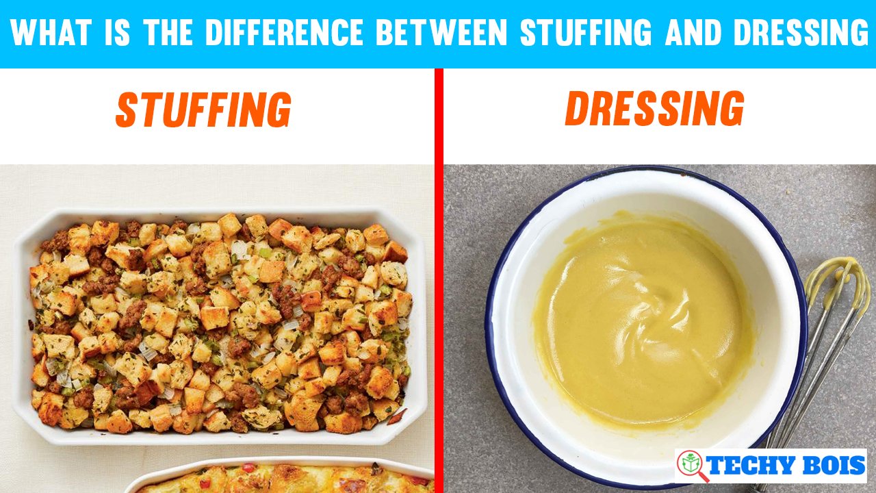 What is the difference between stuffing and dressing