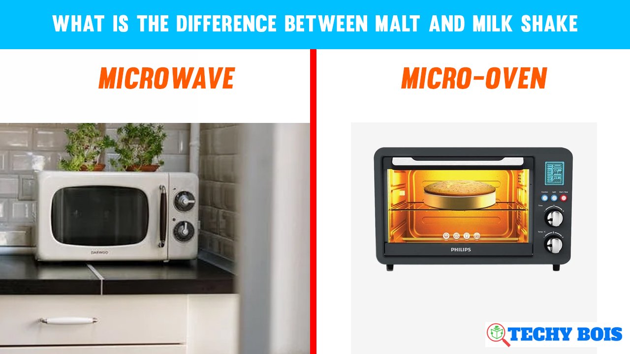 difference between microwave and micro-oven