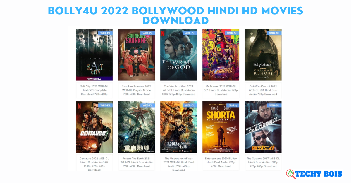 Bolly4u 2022 Bollywood Hindi HD Movies Download