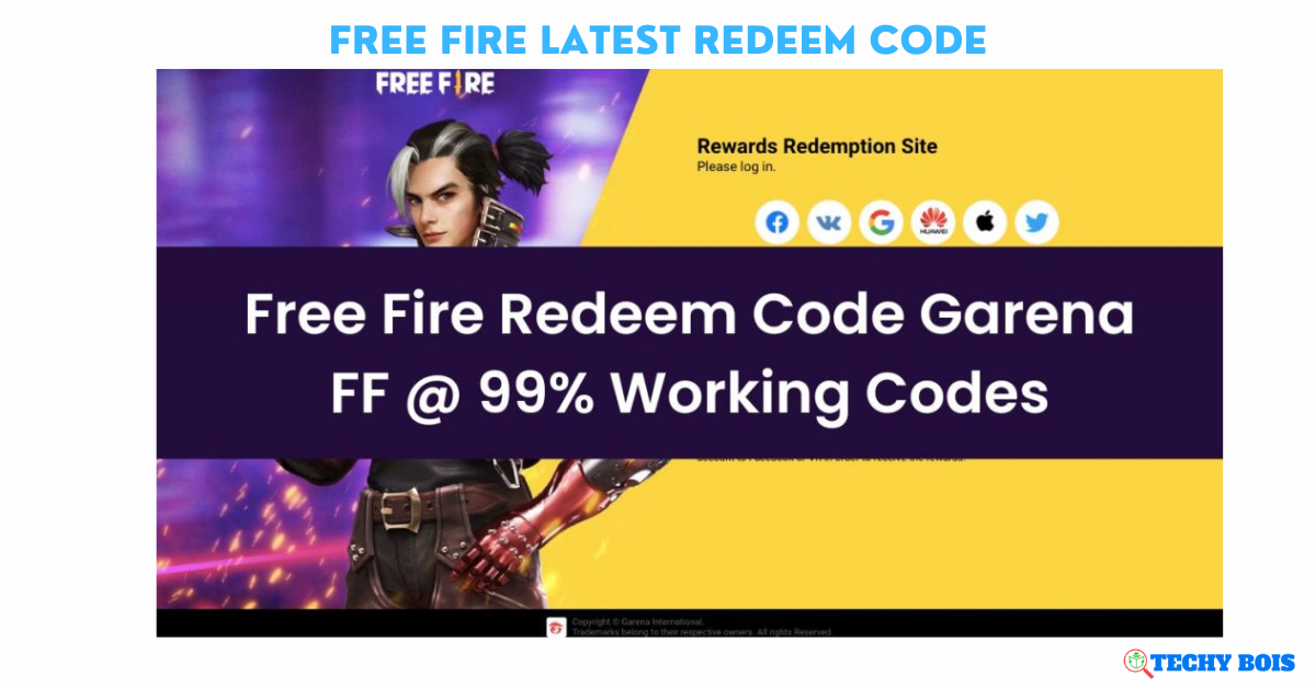 Free Fire Latest Redeem Code