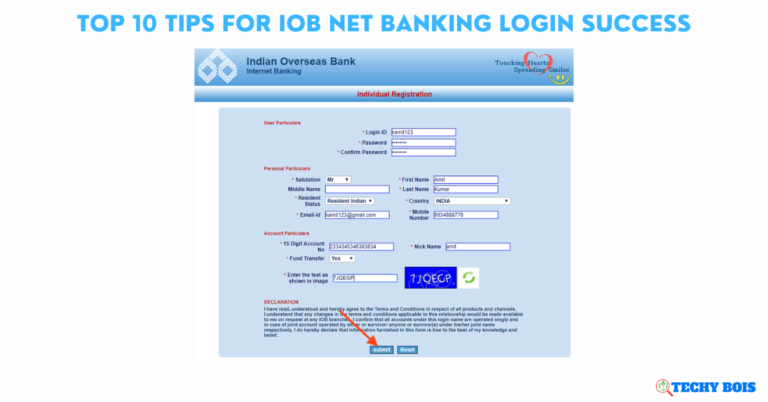 Top 10 Tips For IOB Net Banking Login Success