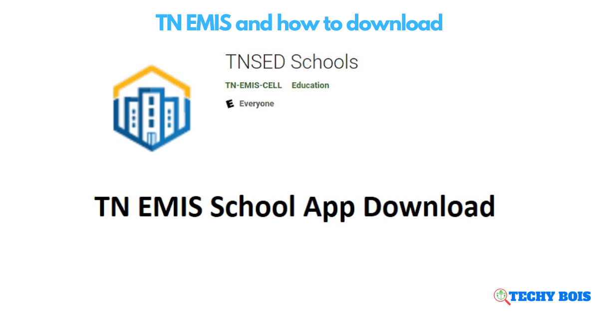 TN EMIS and how to download