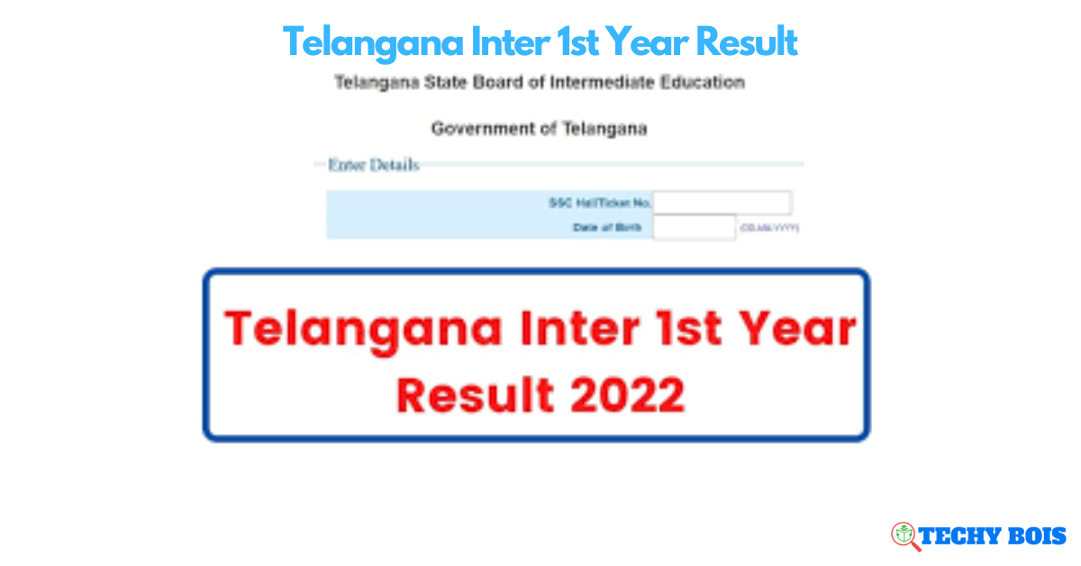 Telangana Inter 1st Year Result